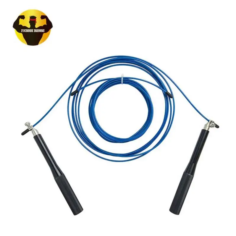 RAMBO 2022 wholesale Aluminium handle Hot Sell Steel Wire skipping speed jump Rope