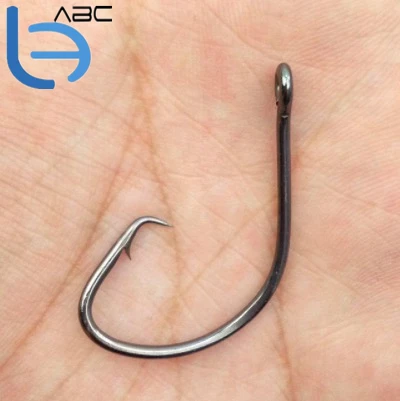 
High Carbon Steel Black Offset Sport Circle Fishing Hook Size 1 2 4 6 1/0 2/0 3/0 4/0 5/0 6/0 7/0 8/0 9/0 10/0 