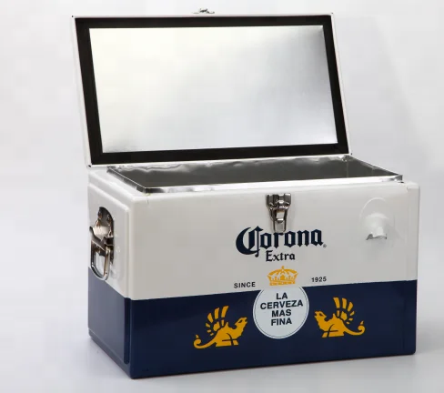 hot sale metal square cooler box ice bucket