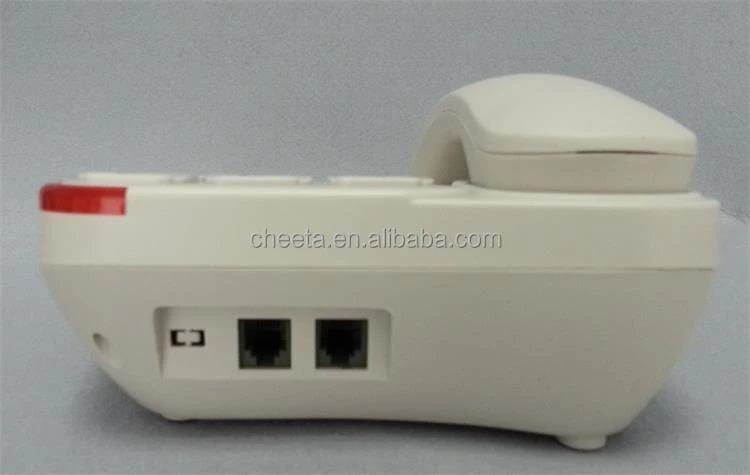 Simple speed dial emergency button corded big button phone