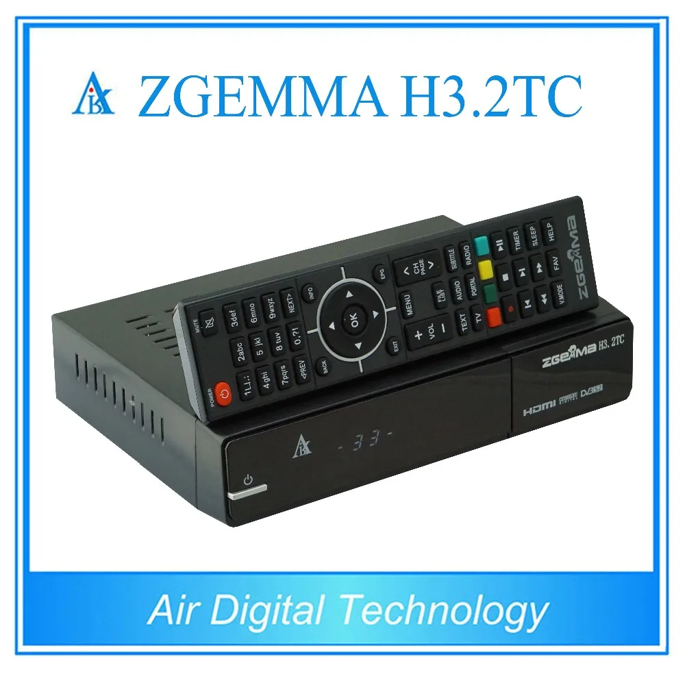 Worldwide Multistream Decoder Zgemma H3.2TC Set Top Box Linux OS Box Dual Core With DVB-S2+2*DVB-T2/C Dual Tuners