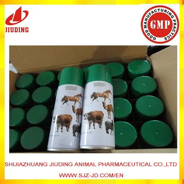 
GMP veterinary Oxytetracycline spray Terramycin spray 2% for animal wound 