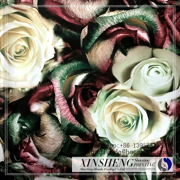 heat flower transfer printing paper with flower design paper