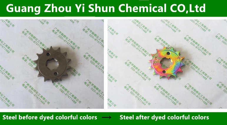 
Metal coloring five colorful Metal coloring agent Metal multicolored colorant 