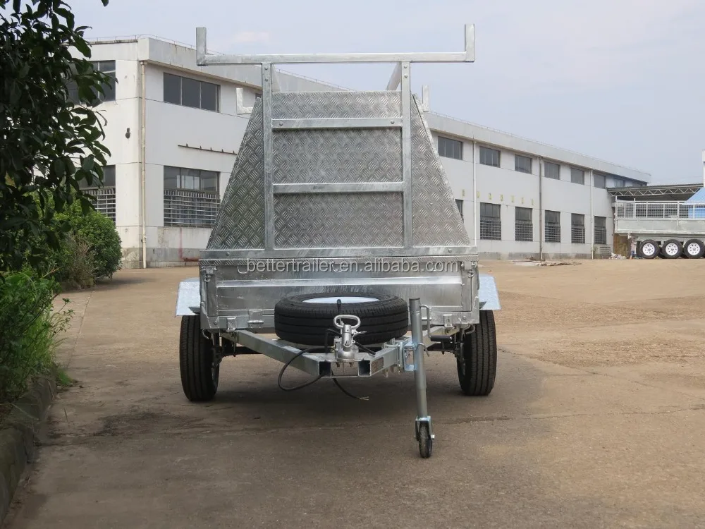 worker builders tools aluminum tradesman  trailer