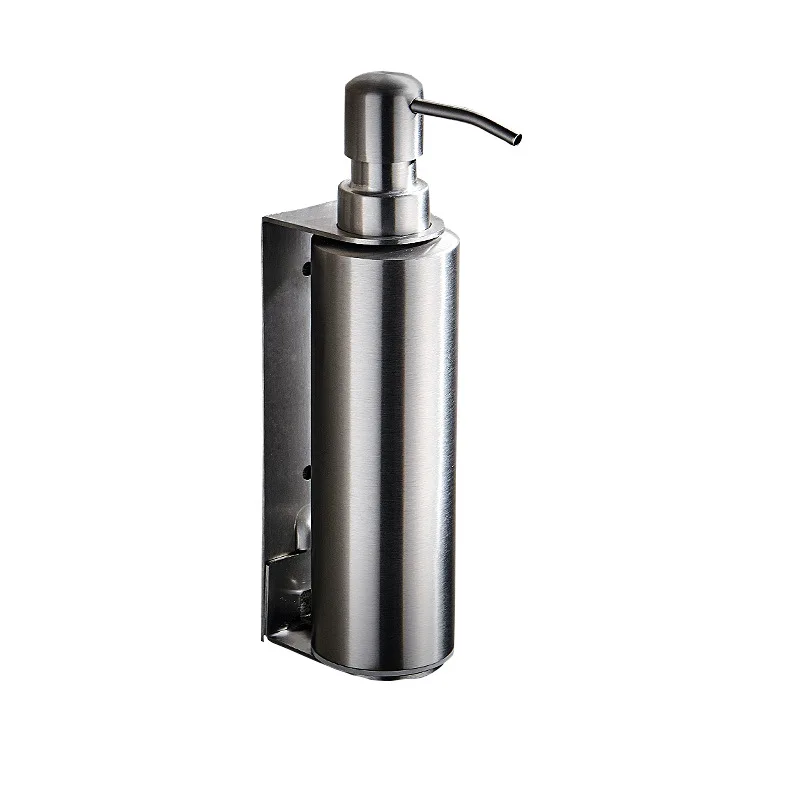 Wall Mount Stainless Steel Dispenser Liquid Soap Bottle