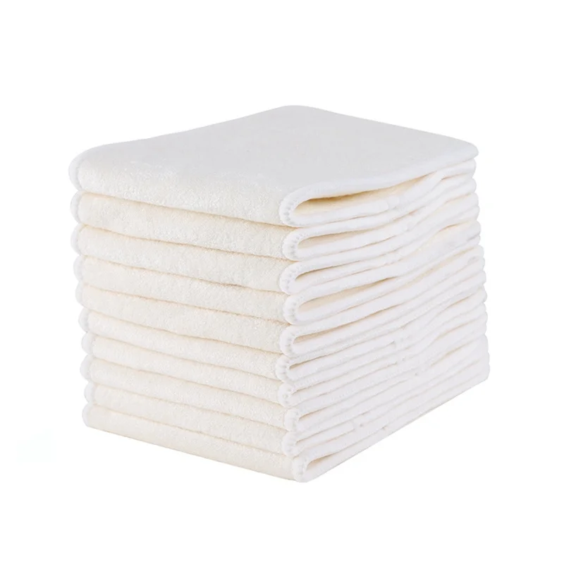 200 шт в наборе, бесплатная доставка многоразовые 4 слоя из бамбукового волокна; Дышащие пеленки вставки