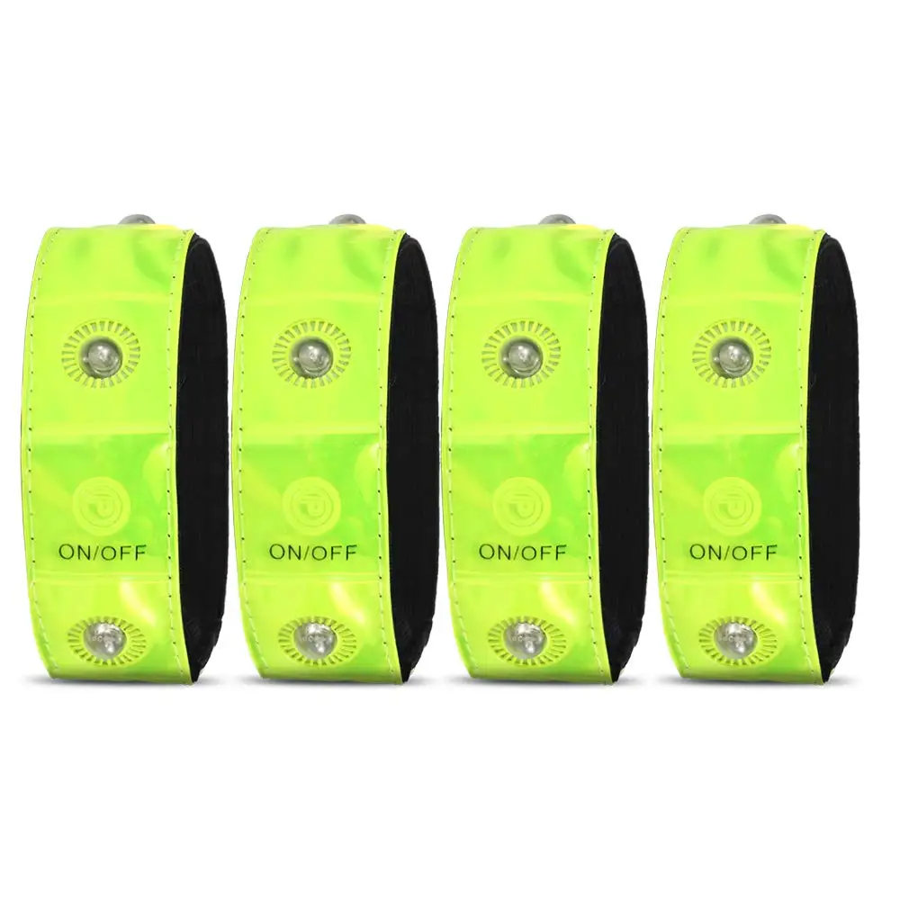 Reflective Led Armband For Night Roadway  Running Safety Items OEM LOGO LED Flashing Armband