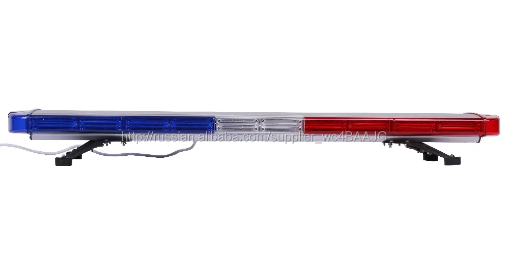 220 Вт 47 « янтарный белый COB полный размер полиция чрезвычайных из светодиодов свет бар предупреждение lightbar