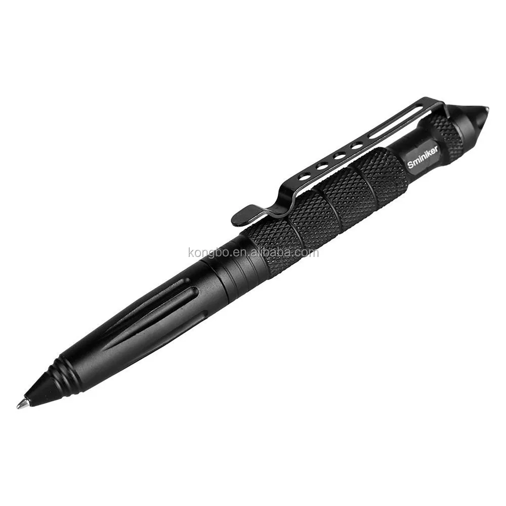 KongBo Camping Accessories Outdoor Products Customized logo  Multifunctional Tool Glass Window Tactical Pen