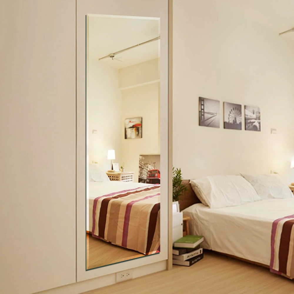 Rectangular Beveled glass frameless mirror frameless large  mirror