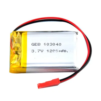 103040 3.7v 1200mah Rechargeable Li-polymer Battery for Digital Camera