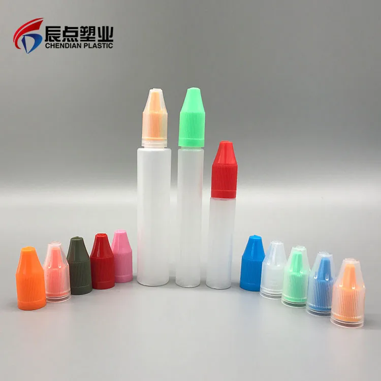 Оптовая продажа низкая цена высокое качество 30 мл E-жидкая пластика косметический pe капельницы