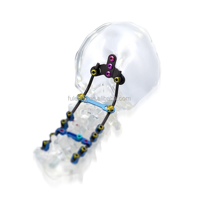 Titanium posterior cervical system spine implant