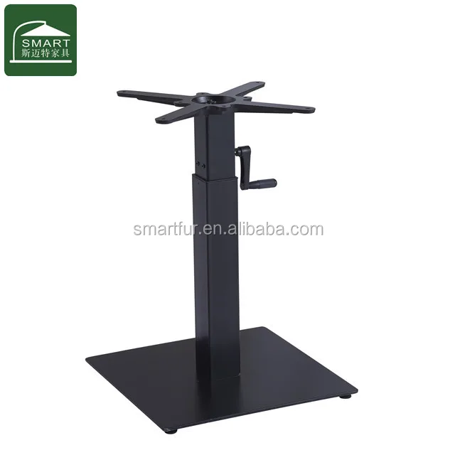 2021 hot sale hand crank metal table  frame table base for office desk