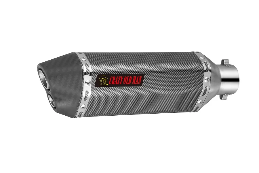 CRAZY OLD MAN motorcycle exhaust muffler L130BJS  for 150-1000cc exhaust system