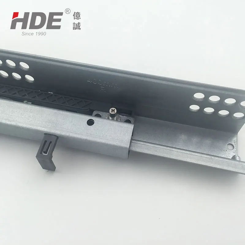 High-performance concealed furniture accessories drawer slides partial extension soft closing undermount slides