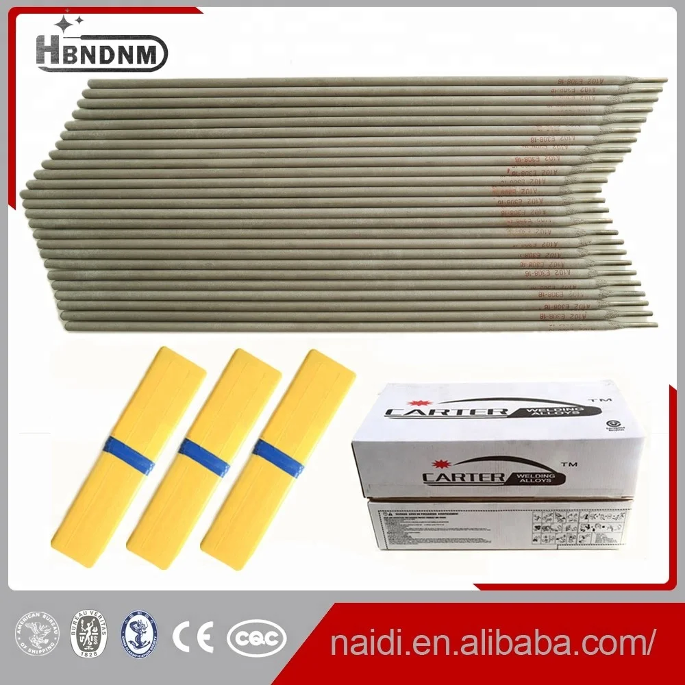 free sample  A407 Cr26Ni21 stainless steel welding electrode Aws a5.4 e310-15 e310-16