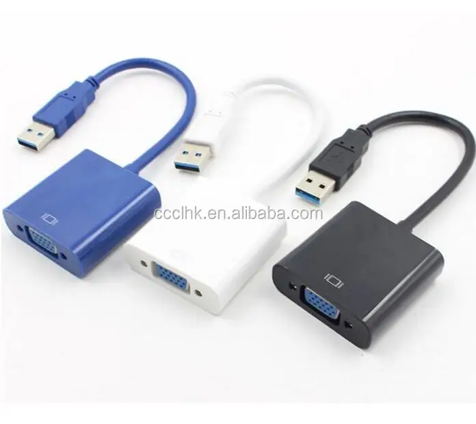 
 Кабель-адаптер USB 3,0-VGA для IOS Windows7/7/Vista 1920x1080  
