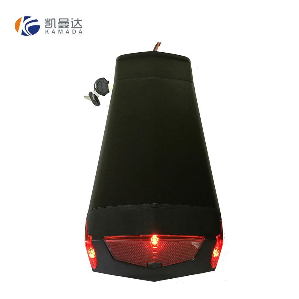 lithium ion battery 48v 14ah 11.6ah rear rack type luggage battery 48v 14ah 11.6ah