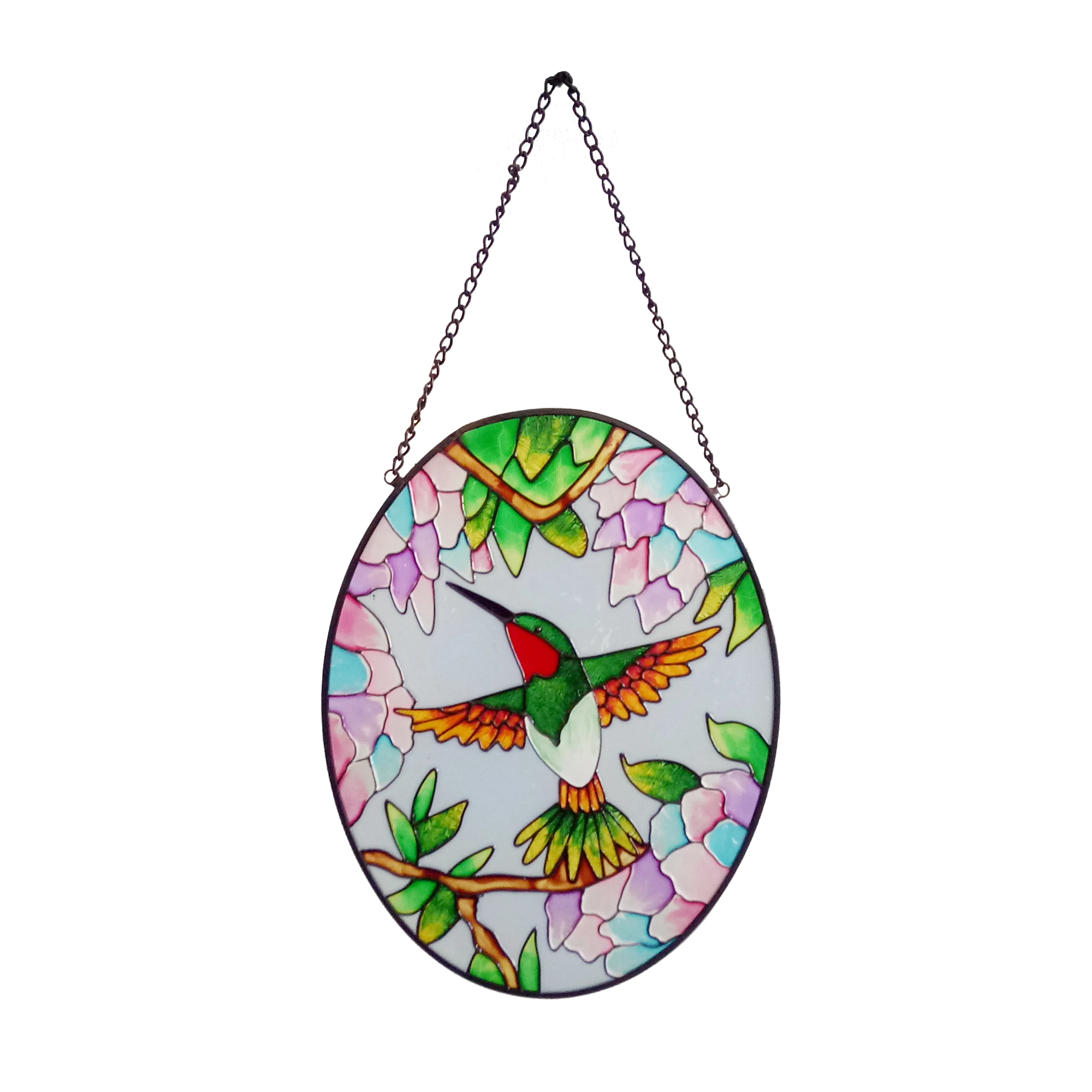 stained glass painting suncatcher craft wall decor for interior