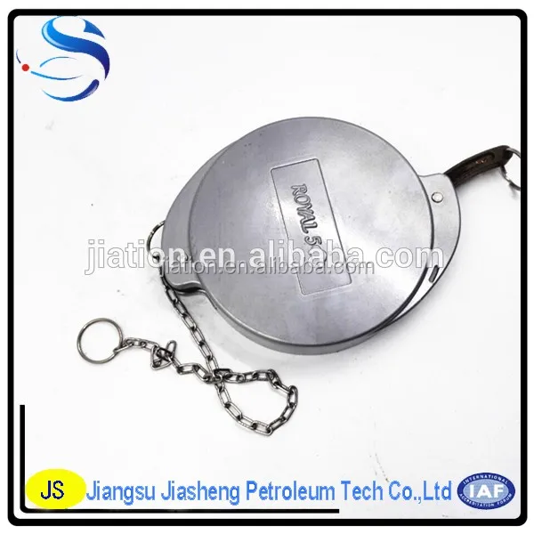 aluminum tank truck fitting API dust cap with flat gasket