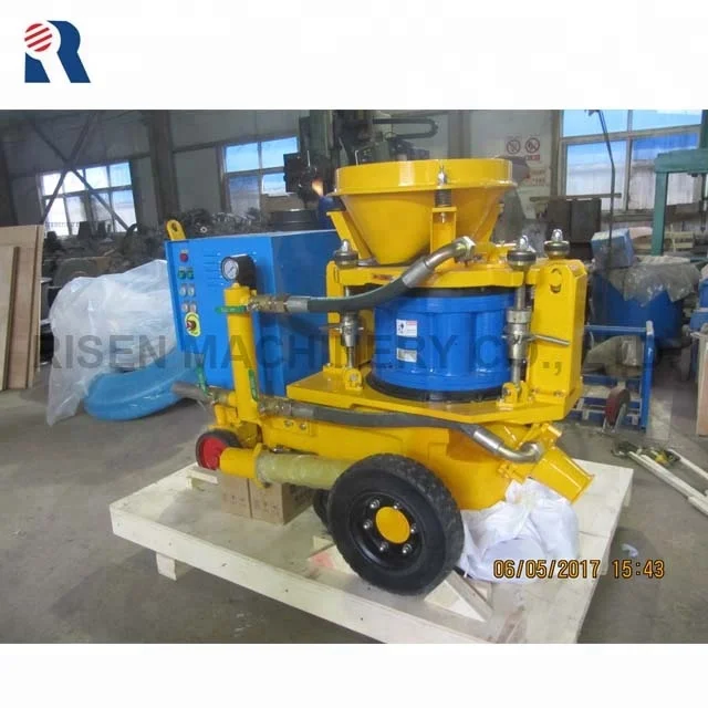 Excellent dry and damp mix mobile shotcrete machine - shotcreting machine for slope engineering