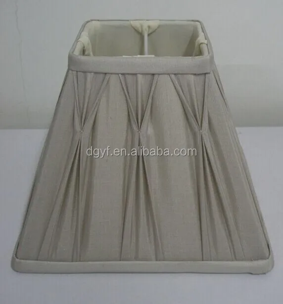 Шелковый плиссированный Тень для лампы