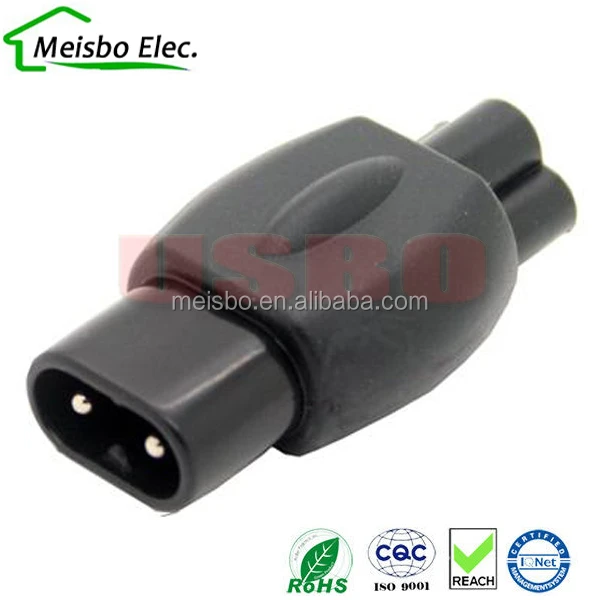 Адаптер питания IEC 320 C5 «Мама»-«папа»