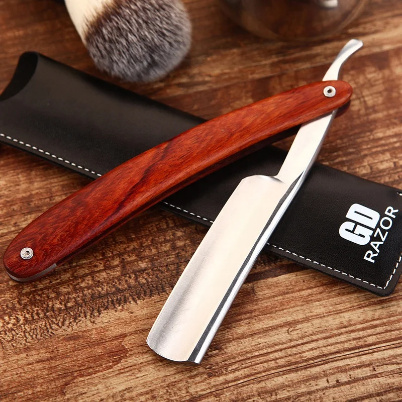 
cut throat shaving straight razor carbon steel barber sharpen straight razor shave german safty shaver razors 