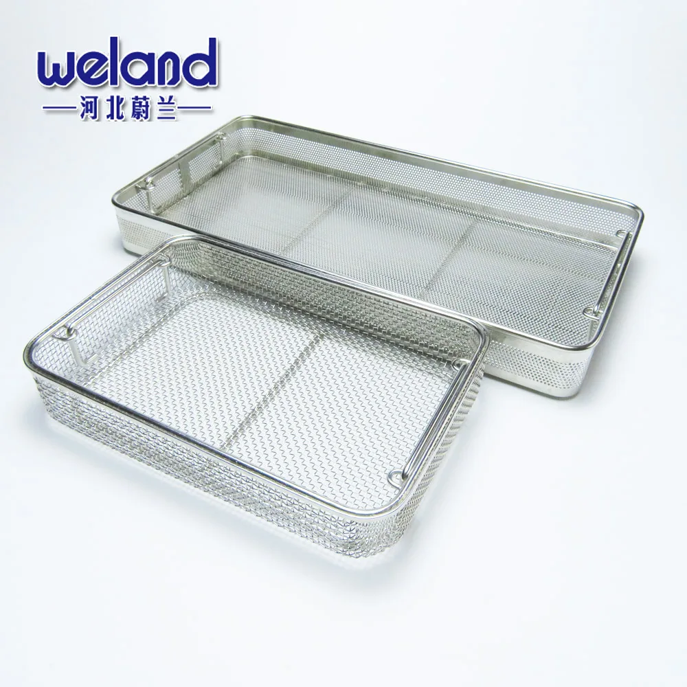 Food Grade Stainless Steel 304/316 Perforated Metal Baskets Perforated mesh tray