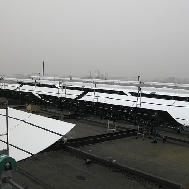 Vicot rubber industry solar parabolic trough collector
