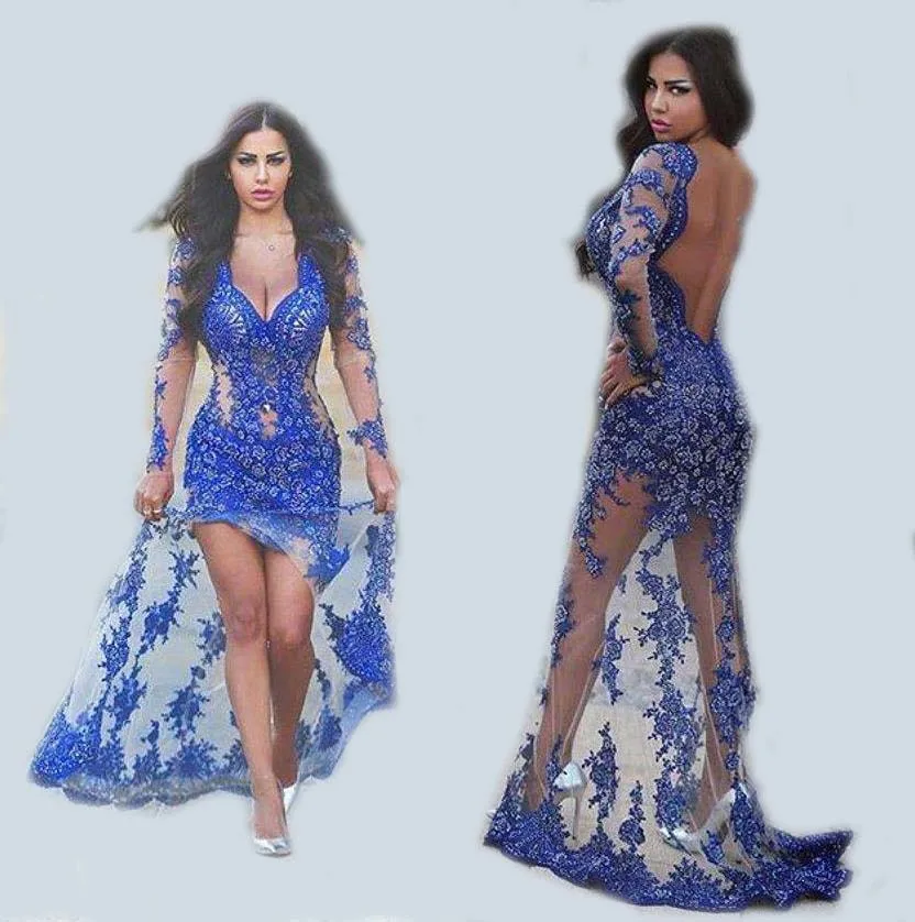 Real Sexy See Through Thailand Mermaid Tail Girls Evening Dress