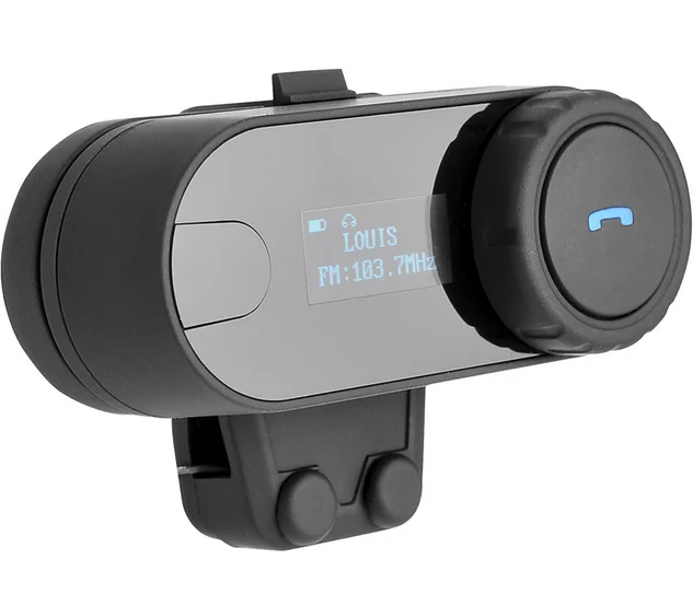 Wireless 2 Users Full Duplex Talking 800M Motorcycle Helmet Bluetooth Intercom