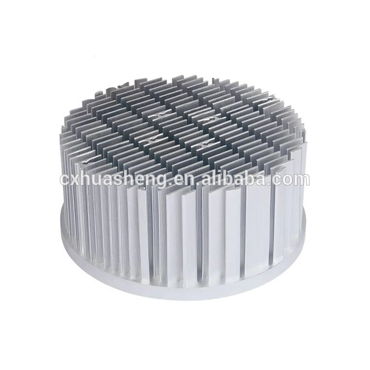 Customized round light radiator LED lighting 40W-100W Aluminum cold forging radiator