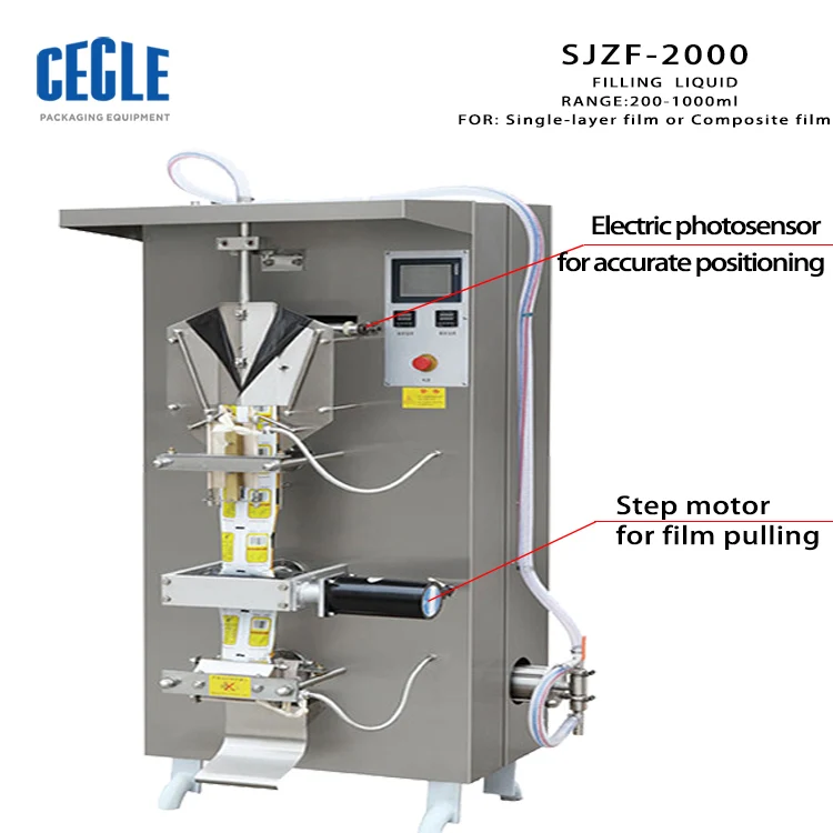 Africa automatic milk water pouch packing machine, sachet water liquid filling machine, multi-function packaging machines