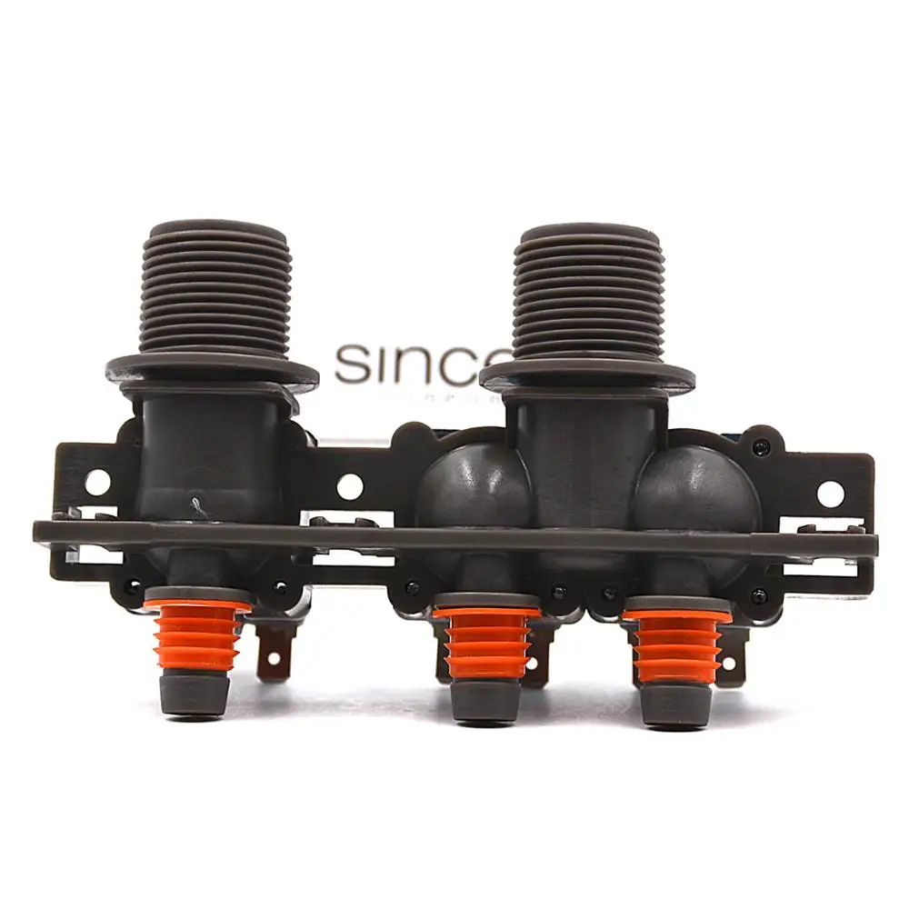 2017 SINCEROO inlet water solenoid valve 3 way valve multi-way outlet joint washing machine