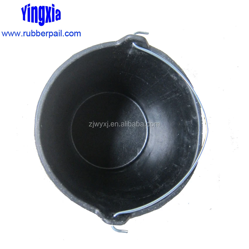 10L cement rubber bucket with handle,construction/building tools