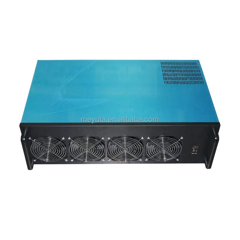 4U 8 GPU горные машины чехол для ETH шахтера Высокая hashrate 200-240 mh/s