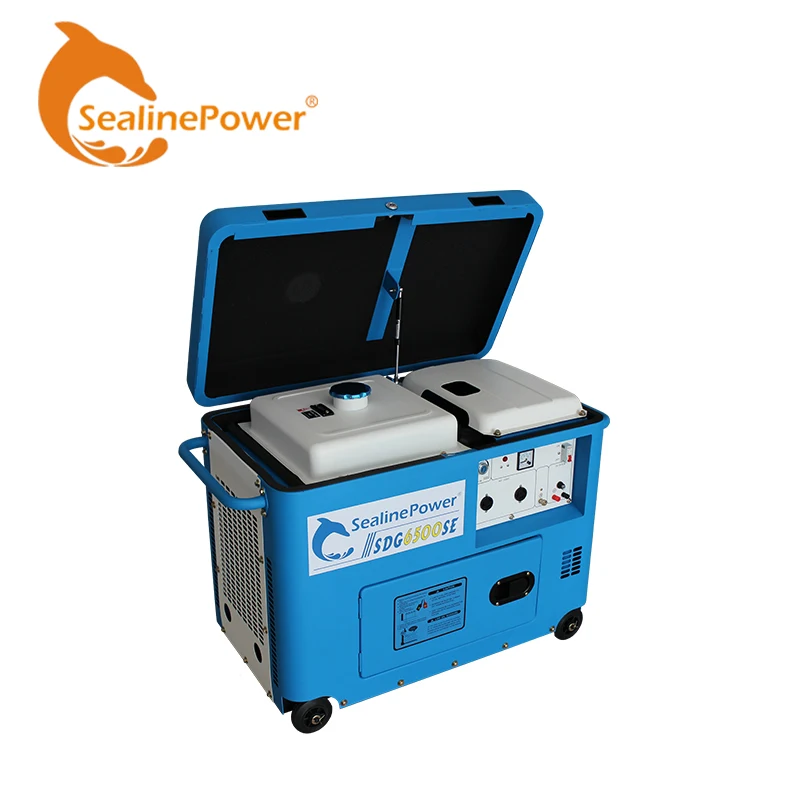 6kW Top Open Easy Repair diesel silent three-phase generator