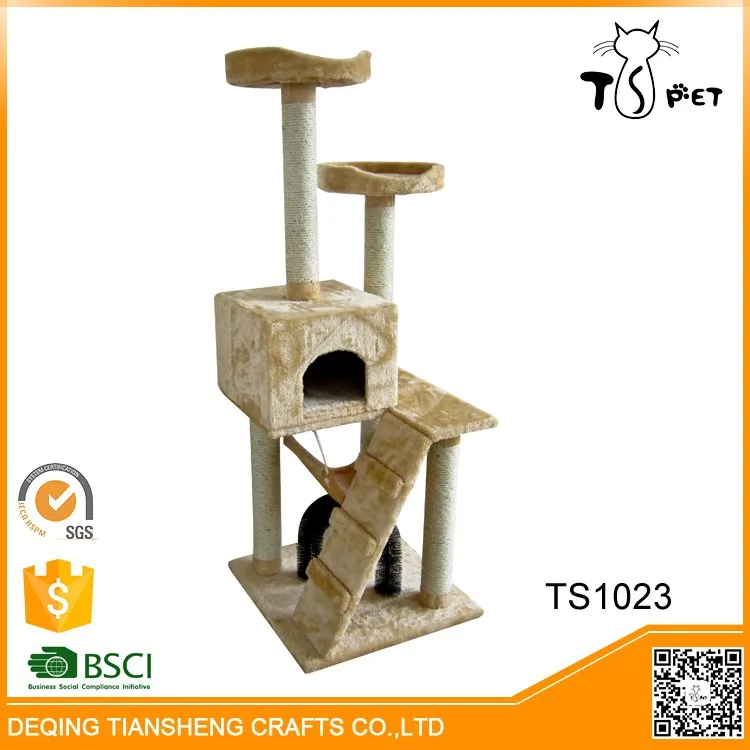 Мягкий Плюш Крытый кошки дерево части