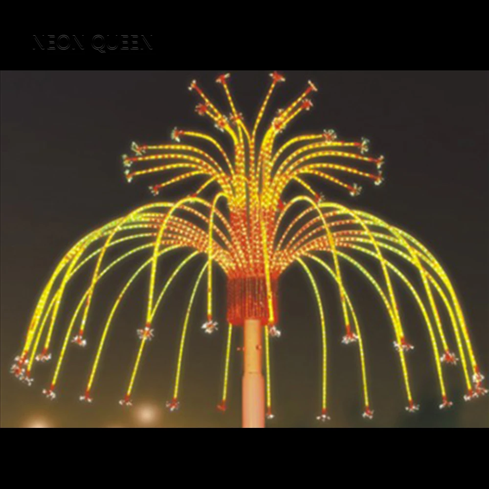 
Outdoor christmas decoration full color firework light 220V IP65 led firework lights supplier 