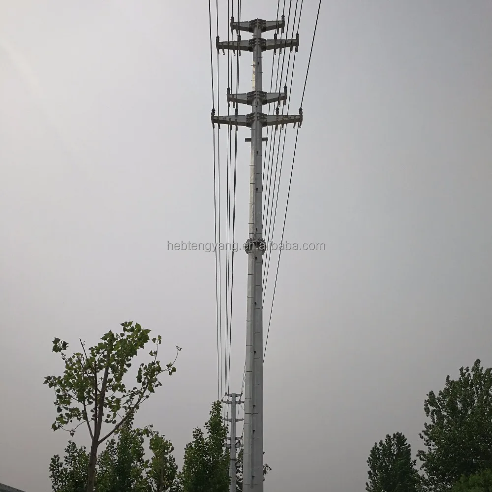 angle steel self supporting transmission line steel lattice tower