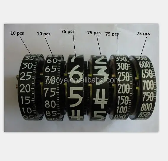 VR-10-42 metal gear wheel metal parts mechanical dispenser register, dispenser register, mechanical register counter