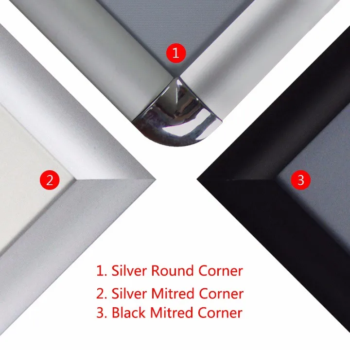 competitive price good quality aluminum  A1 A2 A3 A4  snap frame