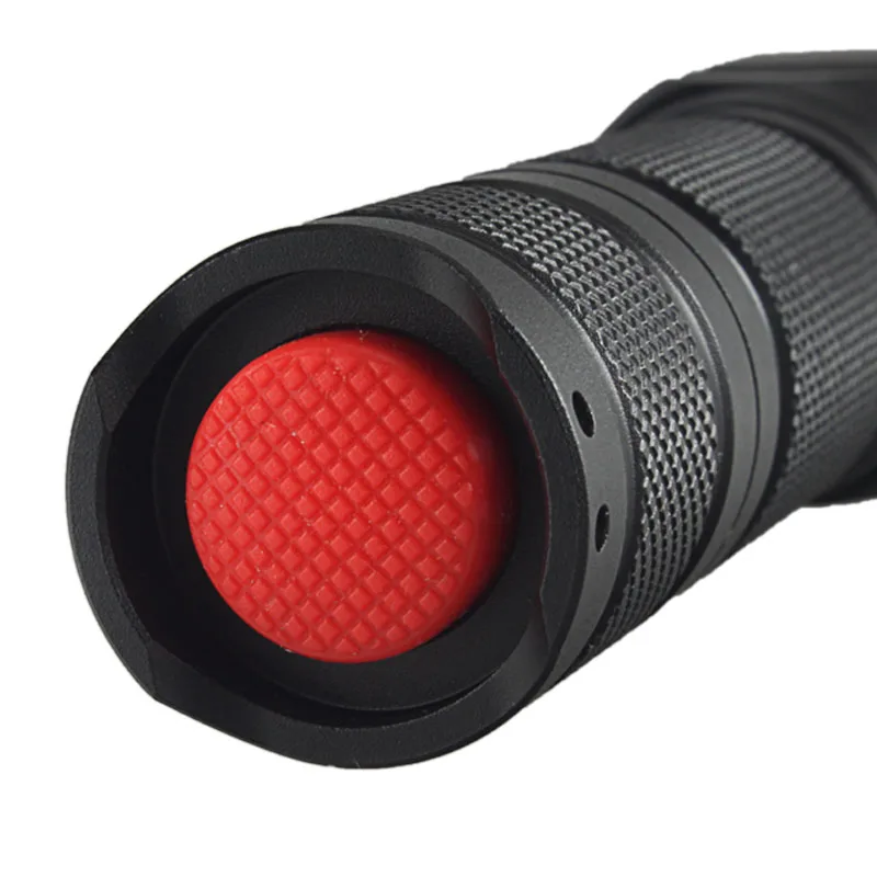 T9618 Flat head 18650 rechargeable tactical flashlight lanterna de led