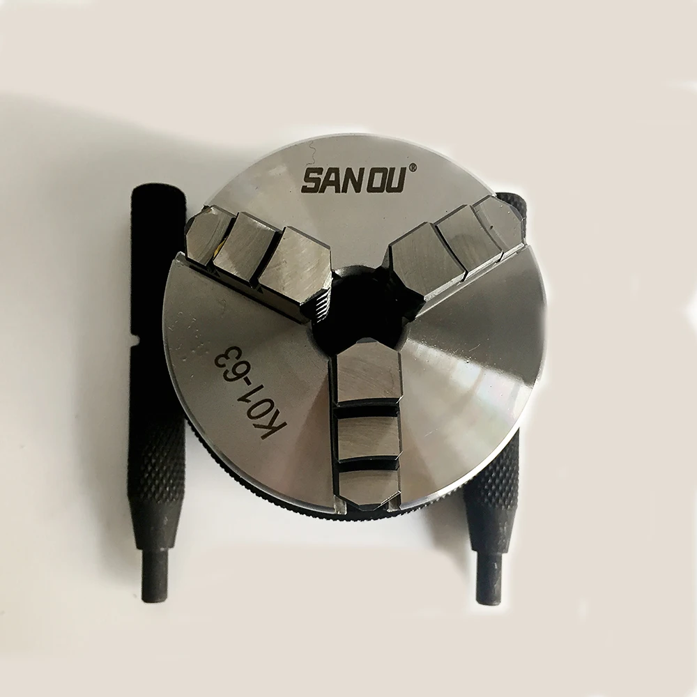 Three jaw chuck K01-63 mini wood lathe chuck with CE certificate