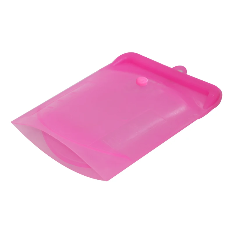 2019 Leakproof Containers Airtight Seal Stand Up Zip Shut Bag Silicone Food Storage Bag For Easily Store