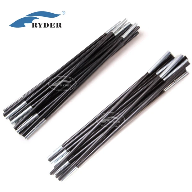 Durable Outdoor Backpacking Mountaineering Adjustable Fiberglass Custom Aluminum Tent Poles