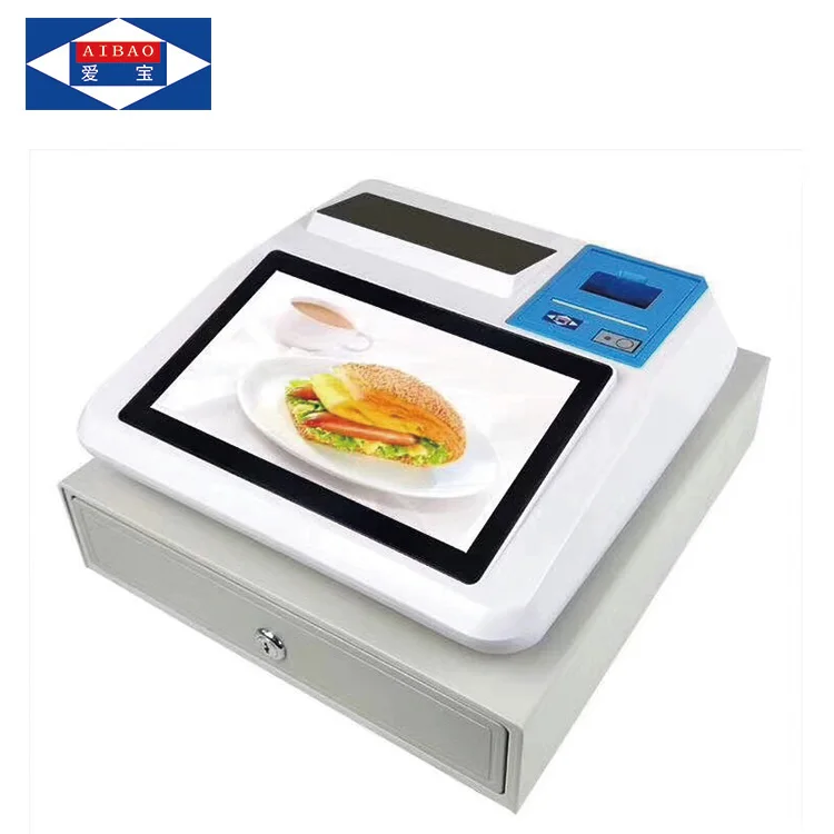 10.1inch smart android pos terminal with printer